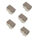 Kit 5 Interruptor Simples 10a cor Argila Sleek Margirius