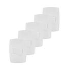 Kit 5 Interruptor Simples Branco 10A 250V Placa Espelho 4x2