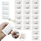 Kit 5 Interruptores + 20 Tomadas Embutir Madeira/Móveis Aria