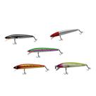 Kit 5 Iscas Artificiais Aztra 11cm Anchova Espada Robalo Tucunaré