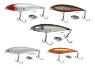 Kit 5 Iscas Artificiais Matt's 8cm-9g - Stick Para Robalo e Ttucunaré