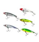 Kit 5 Iscas Artificiais Metal Vibration 5,3cm - 7g + Estojo