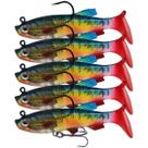kit 5 Iscas Artificiais movimento Realista soft shad bait kit 5 Iscas Artificiais movimento Realista soft shad bait