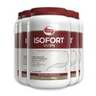 Kit 5 Isofort Whey Protein Vitafor 900g Neutro