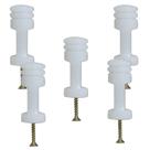 Kit 5 isolador reto ridge para cerca eletrica