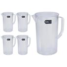 Kit 5 Jarra 2 litros Acrílico Transparente Reforçada Suco Água Refresco Minimalista Sofisticada Coza Kit 5 Jarra 2 litros Acrílico Transparente Reforçada Suco Água Refresco Minimalista Sofisticada Coza