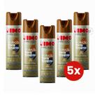 Kit 5 Jimo Aerossol AntiTraça 300ml Repele e Elimina as Traças Armário Roupas Closets Tecidos gavetas