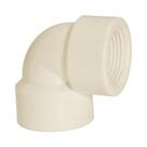 Kit 5 Joelho Roscável 90 Pvc Branco 3/4'' 11669 Amanco