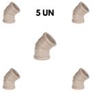 Kit 5 Joelho Soldável 45 20mm - Plastilit