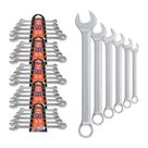 Kit 5 Jogos Ferramentas Chaves Combinadas De 8 A 17mm 6 Peças Aço Cromo Vanádio