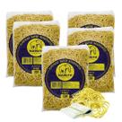 Kit 5 Kg Elástico Latex Amarelo Para Dinheiro Escritório Liguinha