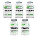 Kit 5 L-Arginina FNB 1300mg 5x120 cápsulas Flora Nativa Sabor:Sem sabor