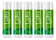 Kit 5 Laby Protetor Labial Fps15 Menta Stick 4,5g