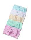 Kit 5 Laços de bebê Faixinha Turbante Infantil Menina Acessórios de Cabelo
