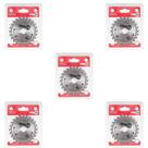 kit 5 LAMINA DE SERRA CIRULAR COM DENTES DE METAL 110MMX20 (24DENTES) NOV354