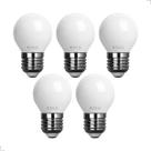 Kit 5 Lâmpada Bolinha G45 Led 3000K/4000K/6500K Bivolt 4,8W