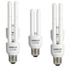 Kit 5 lampada fluorescente 11w 220v compacta 2700k empalux