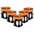 Kit 5 Lâmpada LED 40W Bulbo Alta Pot Bivolt 6500K Foxlux