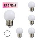 KIT 5 Lampada LED Bolinha 1W Branco Frio 6500K 127V