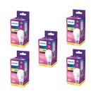 Kit 5 Lâmpada Led Bulbo 16w = 100w 1521lm Bivolt Philips 3000k Amarela Cor Da Luz Branco-quente