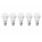 Kit 5 lampada led bulbo 9w 12v branco frio 6500k e27 ourolux Kit 5 lampada led bulbo 9w 12v branco frio 6500k e27 ourolux