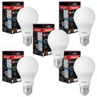 Kit 5 lampada led bulbo/pera 09w brf 6500k avant