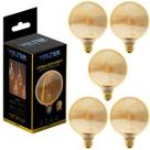 Kit 5 Lâmpada Led Filamento Retrô Borda Flame 4w Biv 2200k Kit 5 Lâmpada Led Filamento Retrô Borda Flame 4w Biv 2200k