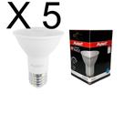 Kit 5 LAMPADA LED PAR20 7W BRANCO FRIO 6500K BIVOLT E27 - AVANT