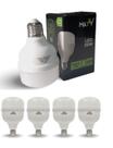 Kit 5 lâmpadas bulbo 30w frio 6500k