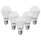 Kit 5 Lâmpadas Bulbo Led A60 15w Bivolt 6500k Branco-frio
