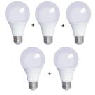Kit 5 Lâmpadas De Led Bulbo A 9W Kit 5 Lâmpadas De Led Bulbo A 9W