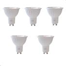 Kit 5 Lâmpadas Dicróicas 8W Super Forte 790 Lúmens 3000K Branco-Quente OR Leds