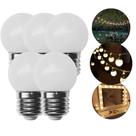 Kit 5 Lâmpadas Led 3W Bolinha Decorativa 127V E Soquete E27