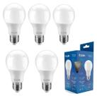 Kit 5 Lâmpadas Led Bulbo 15w E27 Branco Frio Inmetro