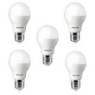 Kit 5 lampadas led bulbo a60 9w 6500k 806lm bivolt