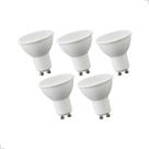 Kit 5 Lâmpadas Led Dicroica GU10 MR16 7W Bivolt 2700K / 4000K / 6000K Luminatti