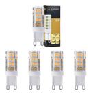 Kit 5 Lâmpadas Led G9 Halopin 4,9W Branco Quente Bivolt Para Lustres E Arandela Luminarte