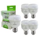 Kit 5 Lâmpadas Led Super Bulbo 40w Alta Potência Bivolt Branco Frio- Techluz