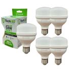 Kit 5 Lâmpadas Led Super Bulbo 50w Alta Potência Bivolt Branco Frio Techluz