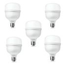 kit 5 Lâmpadas Super Bulbo Alta Potência LED 30W Branco Frio