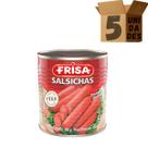 Kit 5 Latas de Salsichas Tipo Viena Em Lata Frisa