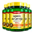 Kit 5 Levedo de Cerveja 450mg Maxinutri 120 Cápsulas