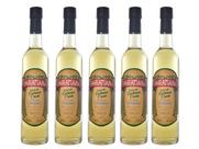 Kit 5 Licor de Cachaça Creme Umburana Paratiense 500 ml Creme Sabores Original Garrafa Nacional Tradicional Sobremesas