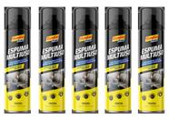 Kit 5 limpa estofados geral automotivo banco sofa espuma magica 300ml zip