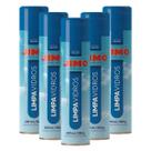 Kit 5 Limpa Vidro Jimo Spray Espuma Limpeza Perfeita