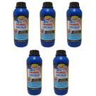 Kit 5 limpador pedras piscina azulejo marmore granito allchem 1l