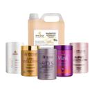 Kit 5 Litros de Shampoo Com Cronograma De 5 Máscaras De 1kg