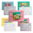 Kit 5 Livro Para Colorir Cozzy Friends Desenho Animais Fofos