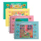Kit 5 Livro Para Colorir Cozzy Friends Desenho Animais Fofos