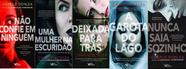 KIT 5 LIVROS CHARLIE DONLEA Deixada Para Trás + Não Confie em Ninguém + A garota lago + mulher na escuridão + Nunca saia